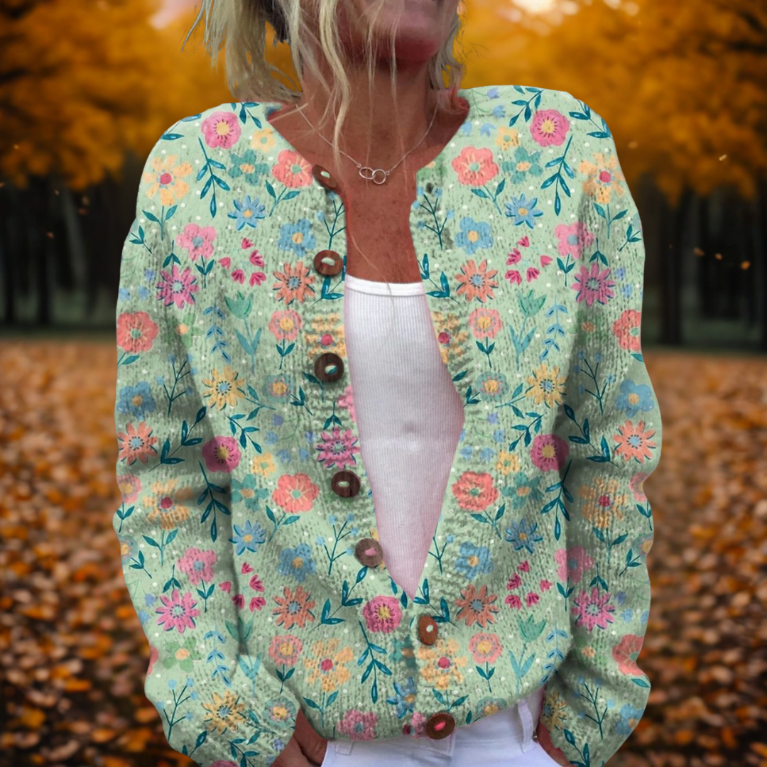 Aleah | Floral Design Cardigan | Last Day 80% Off!