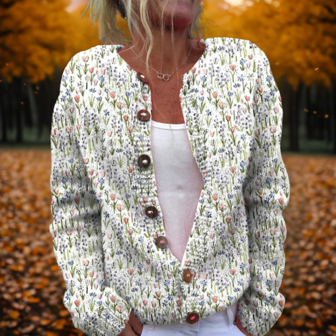 Michelle | Spring Art Cardigan | Last Day 80% Off!