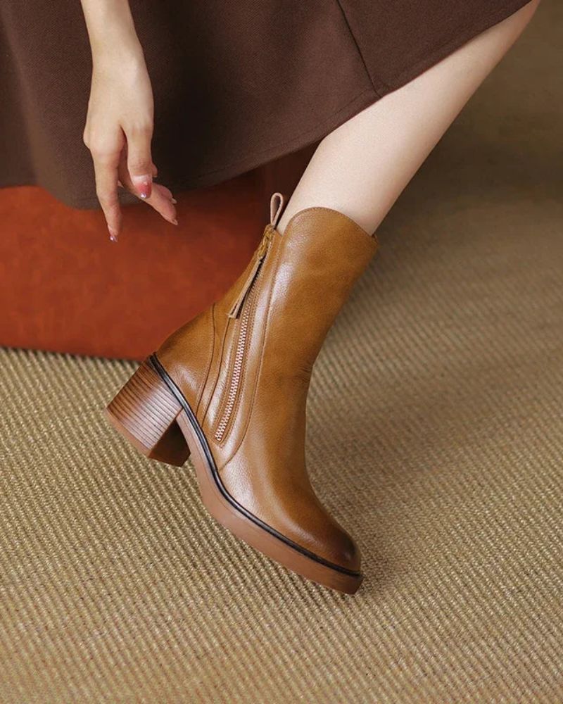 Corvianoir | Elegant Ankle Boots | Last Day 80% Off!