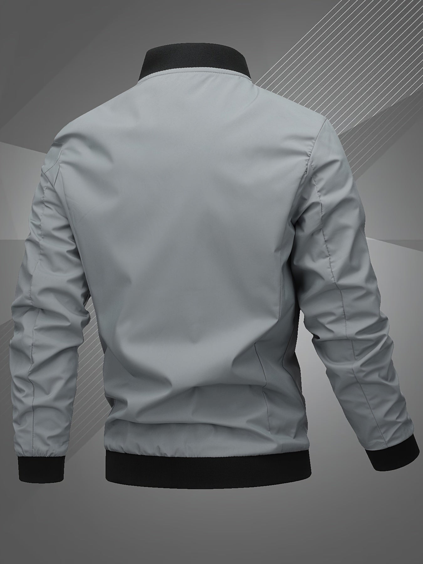 Harm | Casual Bomber Jacket with Long Sleeves | Last Day 80% Off!