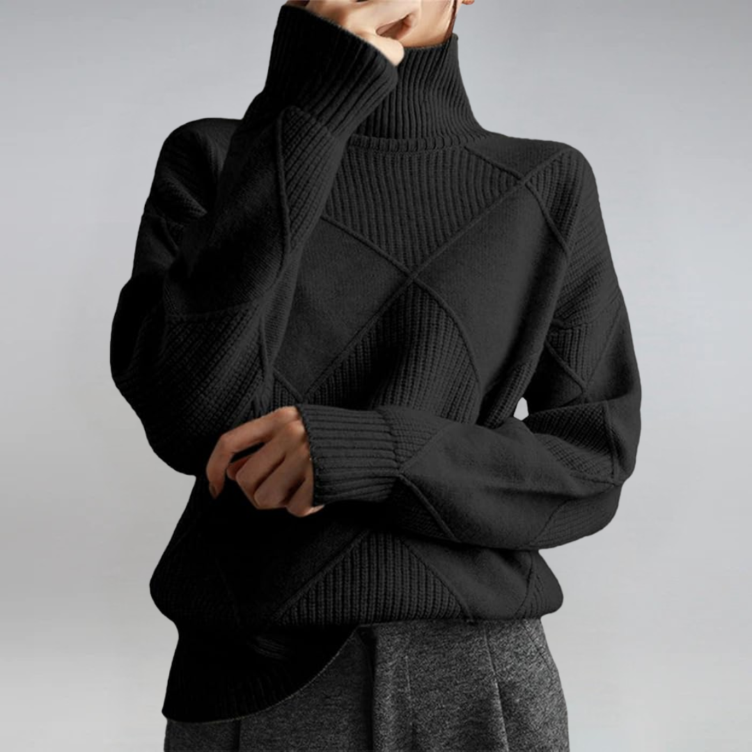 Lauren | Luxe Cashmere Turtleneck Sweater | Last Day 80% Off!