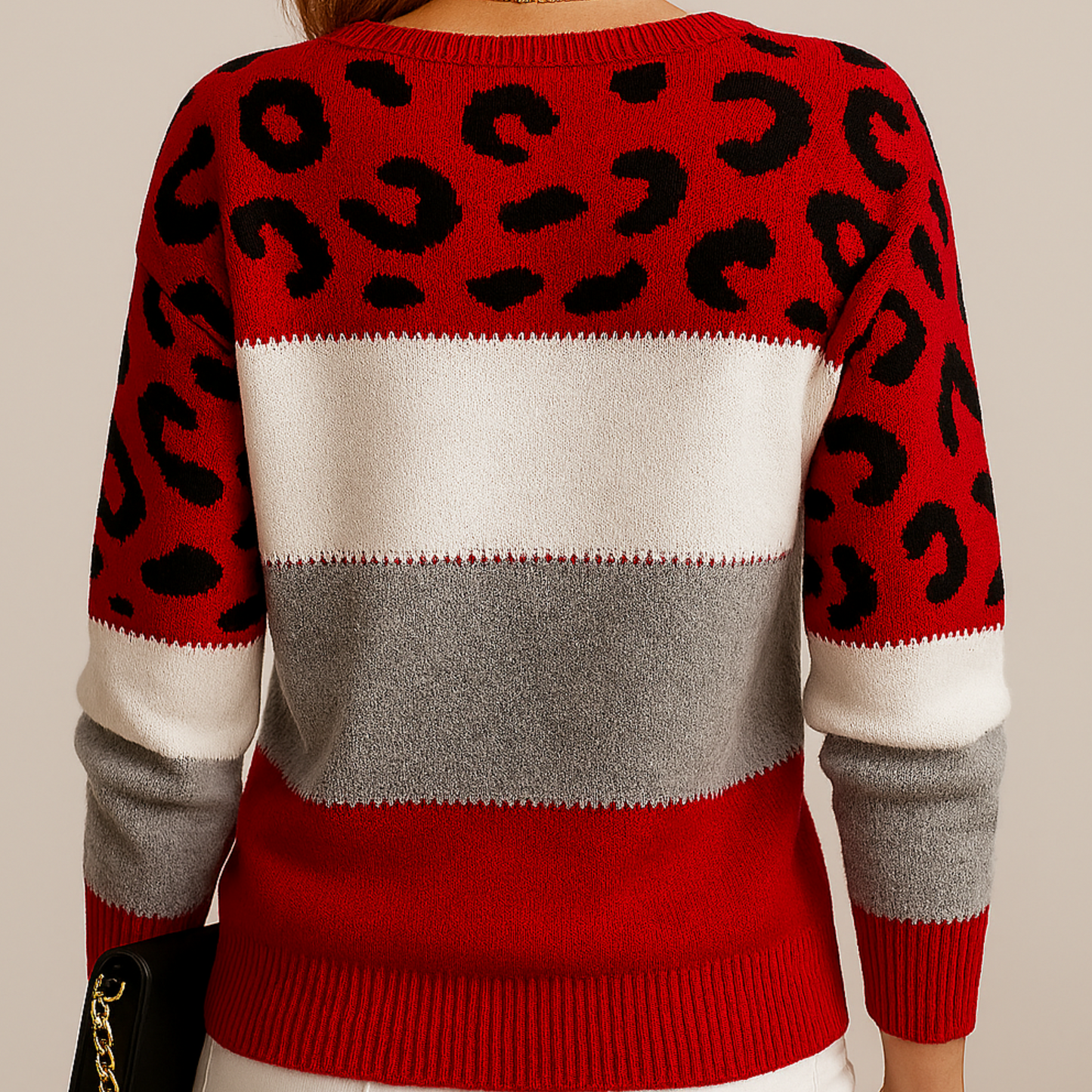 Charlene | Leopard Print Casual Sweater | Last Day 80% Off!