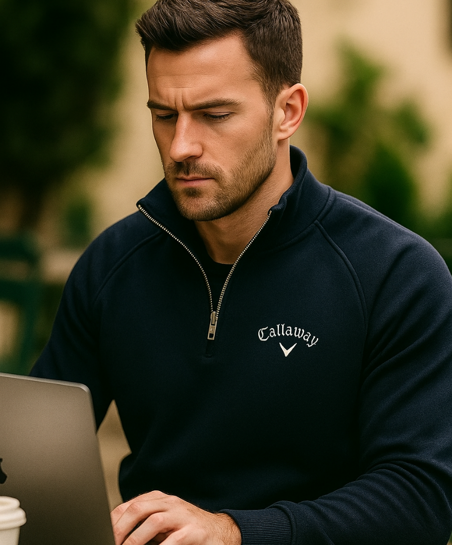 Callaway Heritage Half Zip Jumper | Last Day 80% Off!
