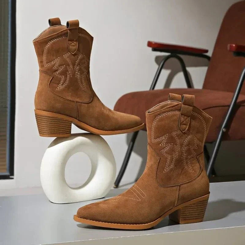 Eira - Belle Western Boots | Last Day 80% Off!