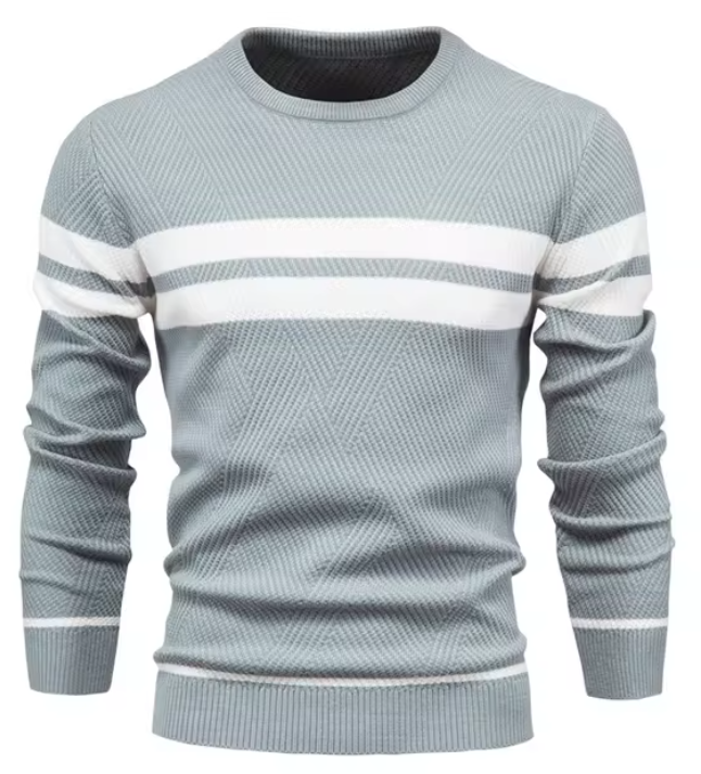 Wilson | Stylish Men's Pullover with Herringbone Pattern | Last Day 80% Off!