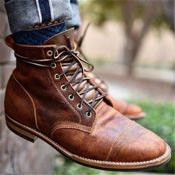 Jason™ Premium Leather Boots — Hand-Finished Everyday Comfort