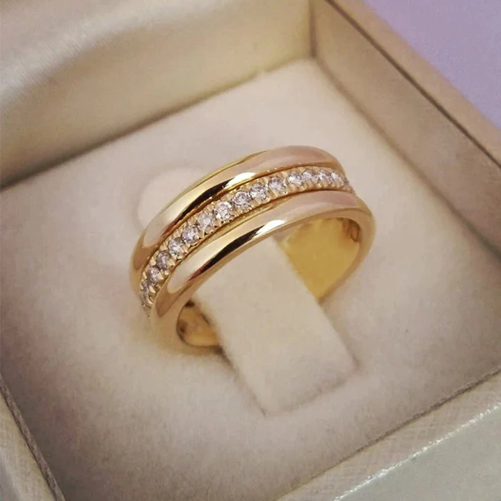 Sarah - Vintage Zirconia Inlaid Ring | Last Day 80% Off!