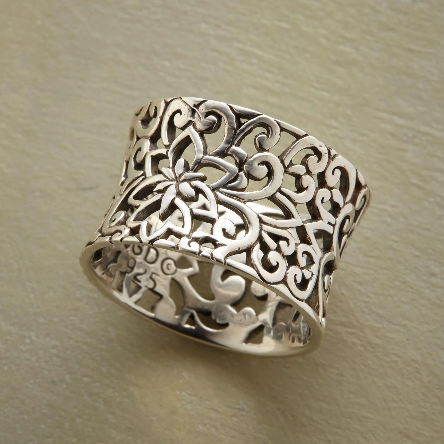 Bonnie - Vintage Silver Hollow Ring | Last Day 80% Off!