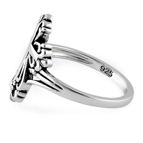 Sterling Silver Antique Cross Ring | Last day 80% off!