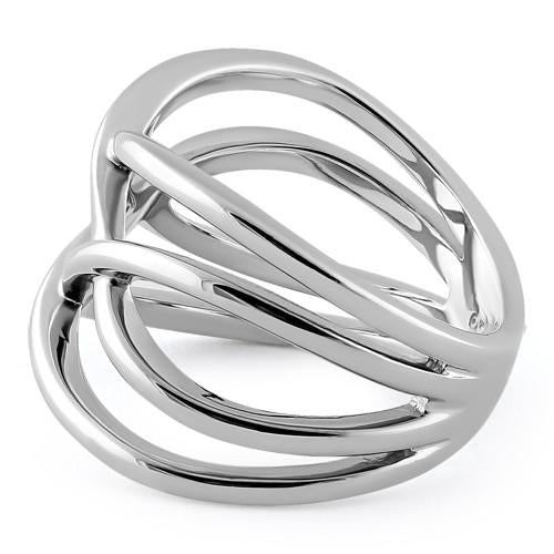Sterling Silver Interwoven Ring | Last day 80% off!