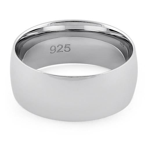 Sterling Silver Wedding Band 8mm | Last day 80% off!