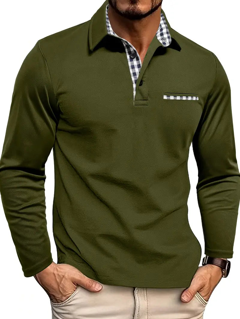 Premium Long Sleeve Polo | Last Day 80% Off!