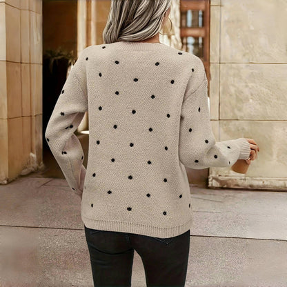 Esmee | Classic Dotted Sweater | Last Day 80% Off!