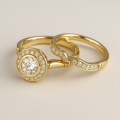 Vintage Gold & Zirconia Ring Pack | Last day 80% off!