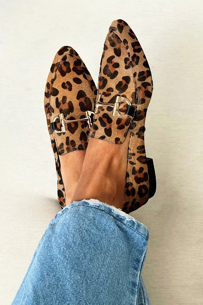 Bianca | Leopard Print Loafers | Last Day 80% Off!