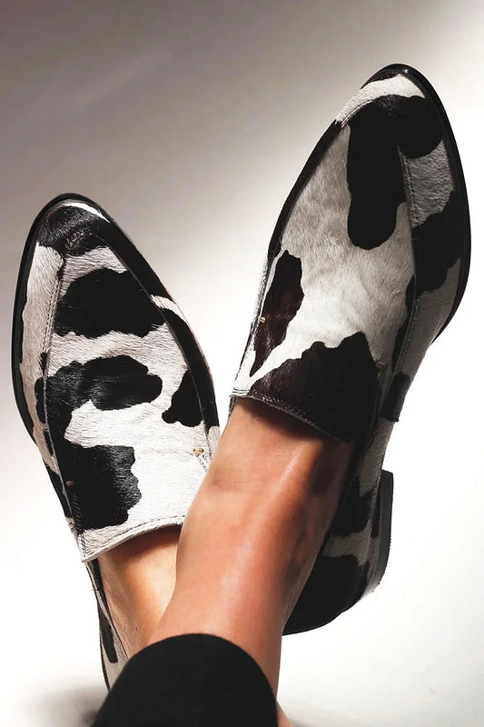 Becca | Cow Print Slip-Ons | Last Day 80% Off!