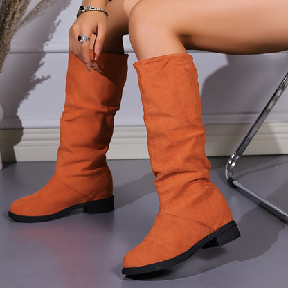 Women's Slouchy Mid Calf Boots | Last Day 80% Off!