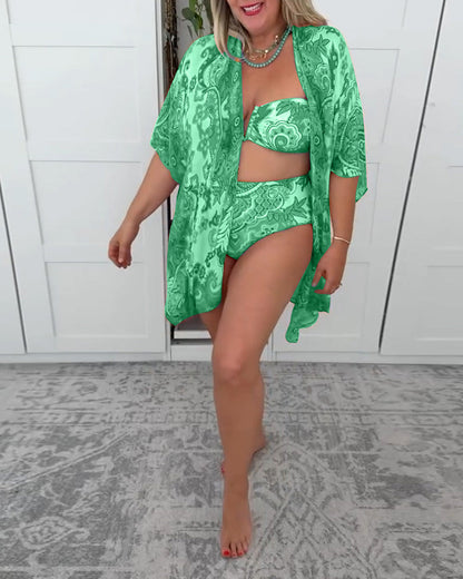 Three-Piece Swimsuit Holiday | Last Day 80% Off!