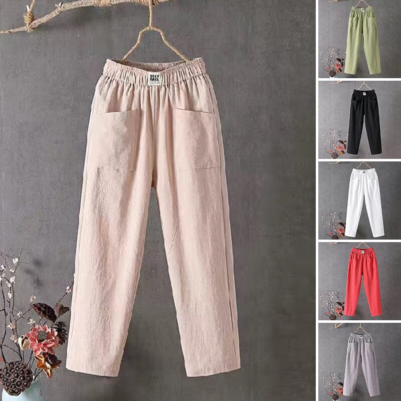 OLIVIA™ - Linen Blend Trousers | Last Day 80% Off!