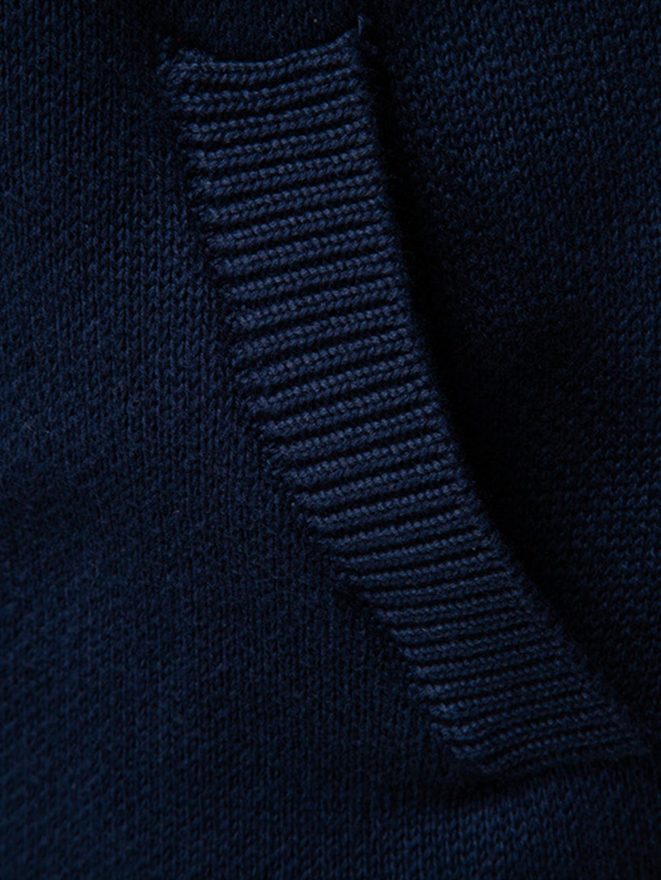 Geometric Jacquard Zip Stand Collar Sweater | Last day 80% off!