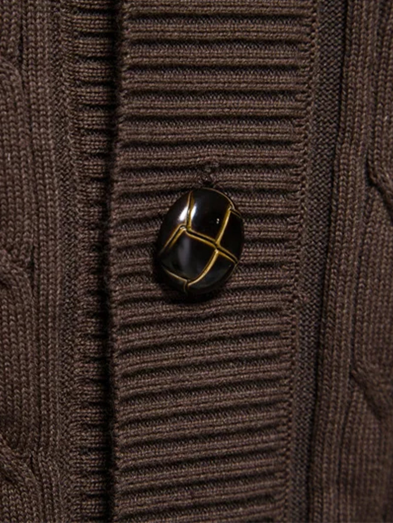 Geometric Jacquard Shawl Collar Vest Sweater | Last day 80% off!