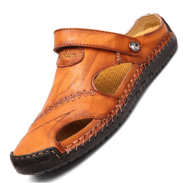 Chris™ | Orthopaedic Leather Men's Sandals | Last day 80% off!