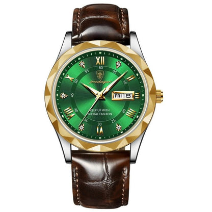 Luxury Leather Strap Quartz Watch | Last day 80% off!