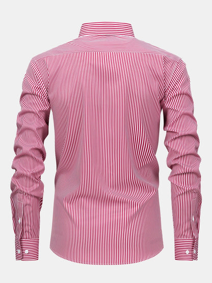 Long Sleeve Striped Shirt with Buttons | Last Day 80% Off!