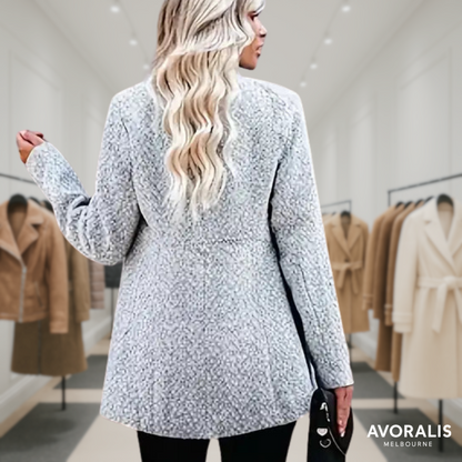 Stella™ | Elegant Mid-Length Coat with Pockets Last day 80% off!