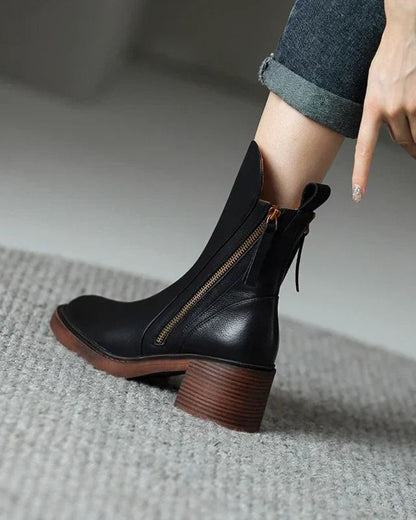Corvianoir | Elegant Ankle Boots | Last Day 80% Off!