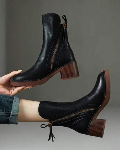 Corvianoir | Elegant Ankle Boots | Last Day 80% Off!