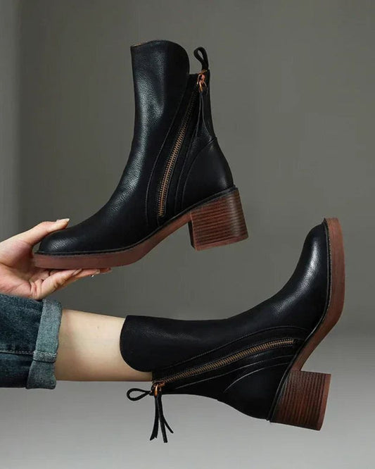 Corvianoir | Elegant Ankle Boots | Last Day 80% Off!