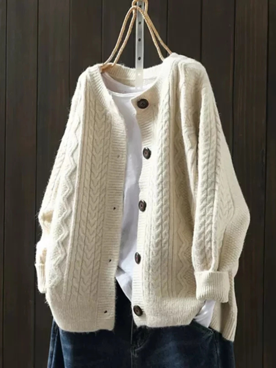 Lorenza™ - Cable Knit Cardigan | Last Day 80% Off!