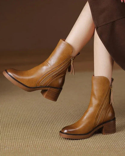 Corvianoir | Elegant Ankle Boots | Last Day 80% Off!