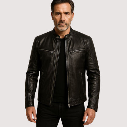 Mitchell | Men's Leather Jacket | Last Day 80% Off!