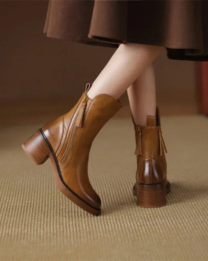 Corvianoir | Elegant Ankle Boots | Last Day 80% Off!