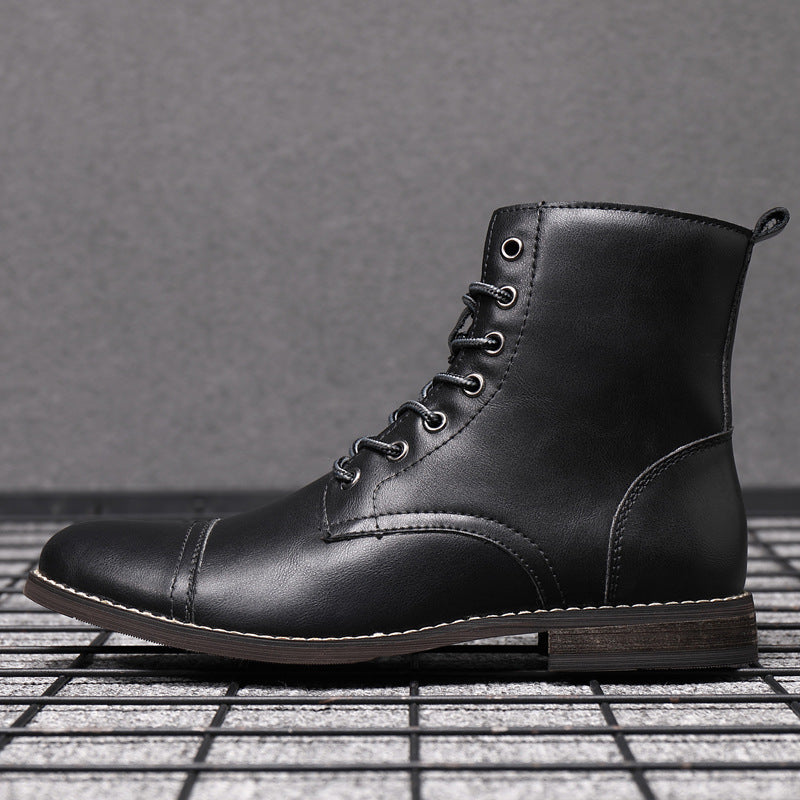 Morgan™ Faux Leather Ankle Boots — Trendy Design with All-Day Support