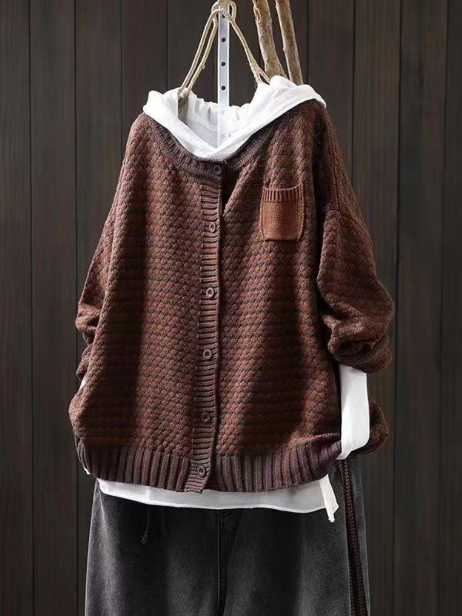 Seliora™ - Textured Knit Cardigan | Last Day 80% Off!