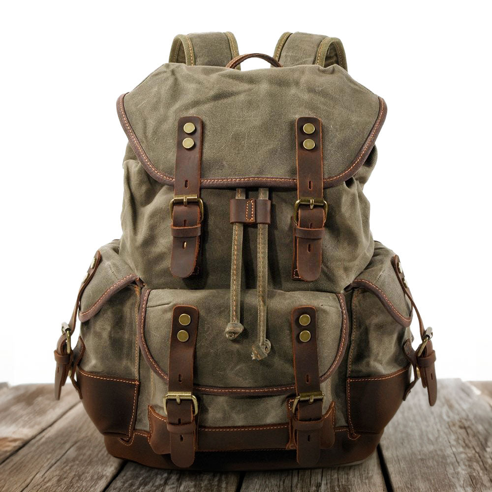 John - Heavy-Duty Canvas Hiking Backpack | Last day 80% off!