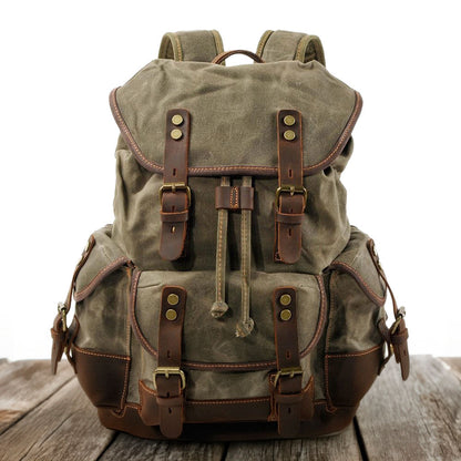 John - Heavy-Duty Canvas Hiking Backpack | Last day 80% off!