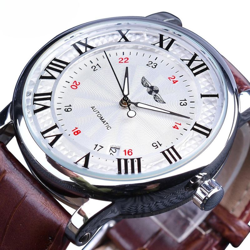 Luxury Automatic Leather Watch™ - Wilson | Last Day 80% Off!