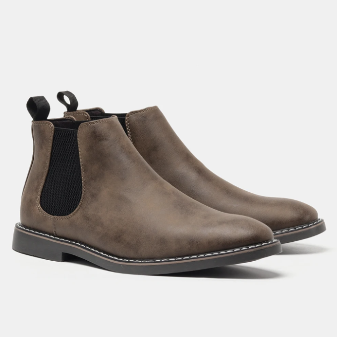 Lawson™ Oxford-Style Leather Boots — Smart Look, Everyday Comfort