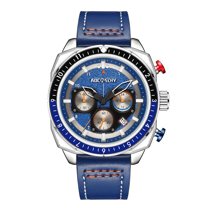 Luxury Quartz Sport Chronograph Watch™ - Wilson | Last Day 80% Off!