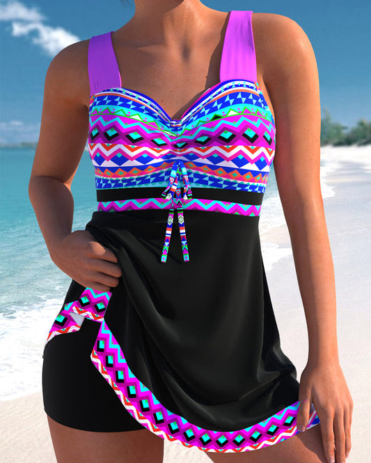 Eliza | Swimsuit with Lace-up Closure and Waist Emphasis, Conceals Belly - Last Day 80% Off!