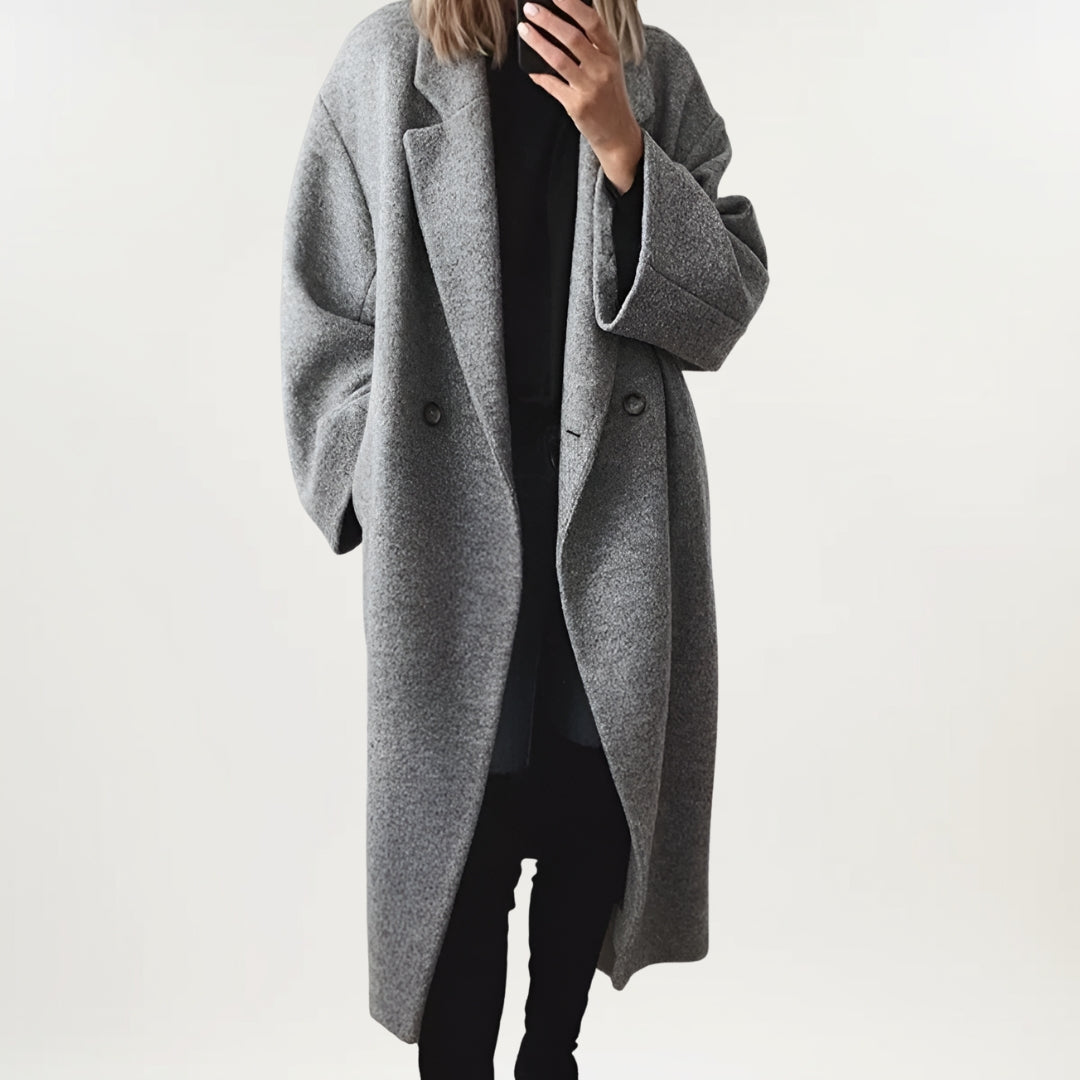 Eldham | Cosy Longline Overcoat | Last Day 80% Off!
