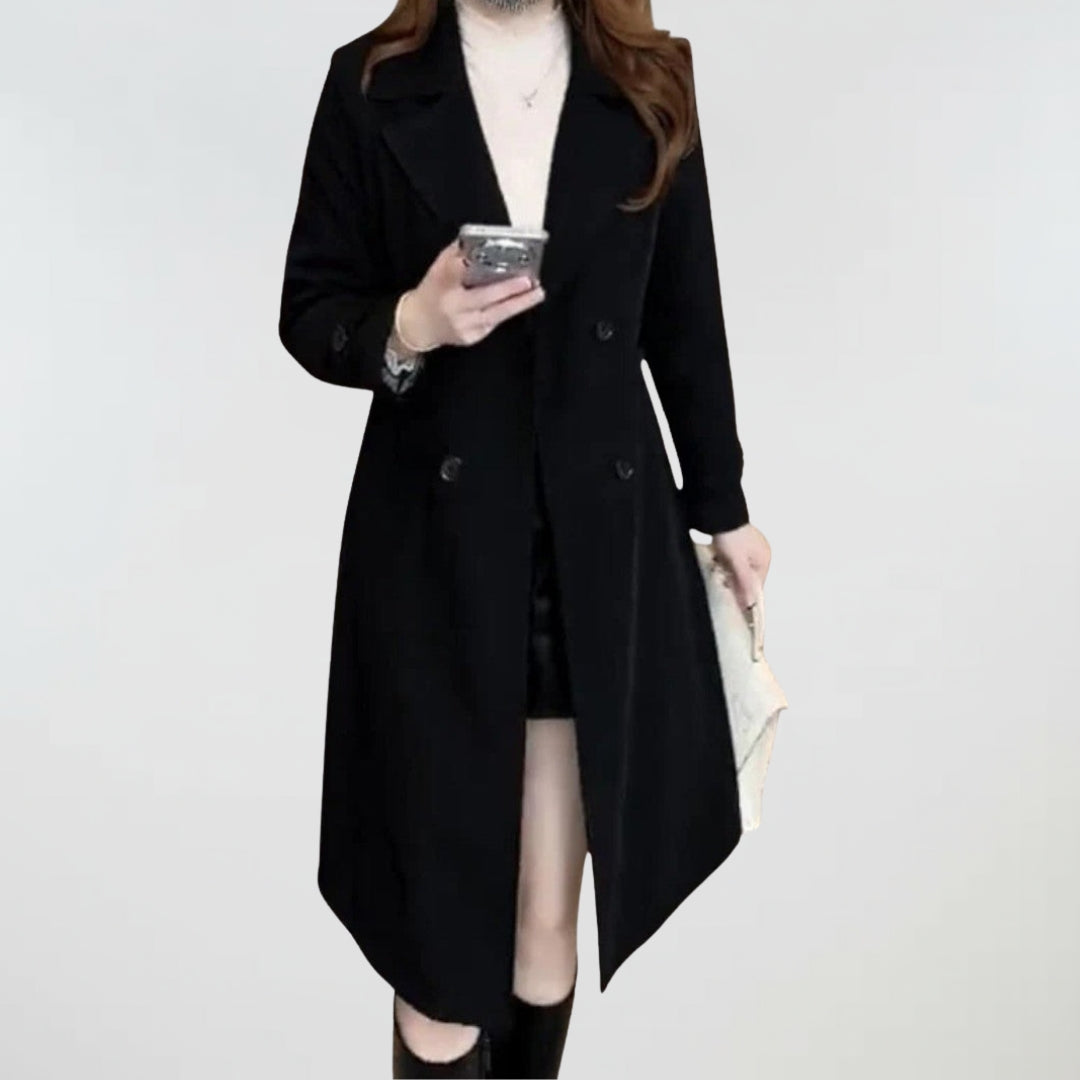 Rosehaven | Classic Longline Trench Coat | Last Day 80% Off!