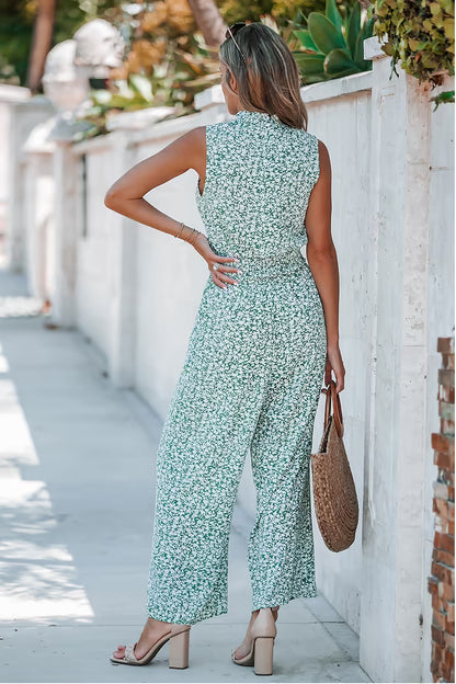 Hailey Floral Wide-Leg Jumpsuit | Last day 80% off!