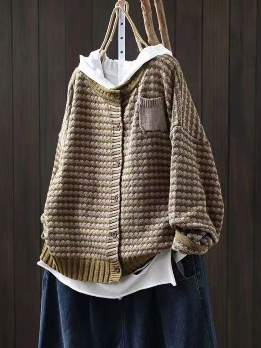 Seliora™ - Textured Knit Cardigan | Last Day 80% Off!