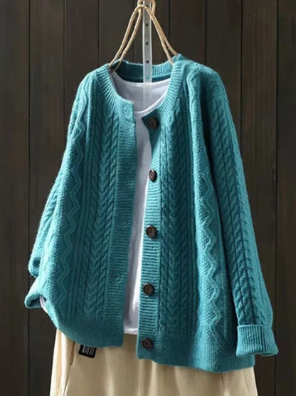 Lorenza™ - Cable Knit Cardigan | Last Day 80% Off!