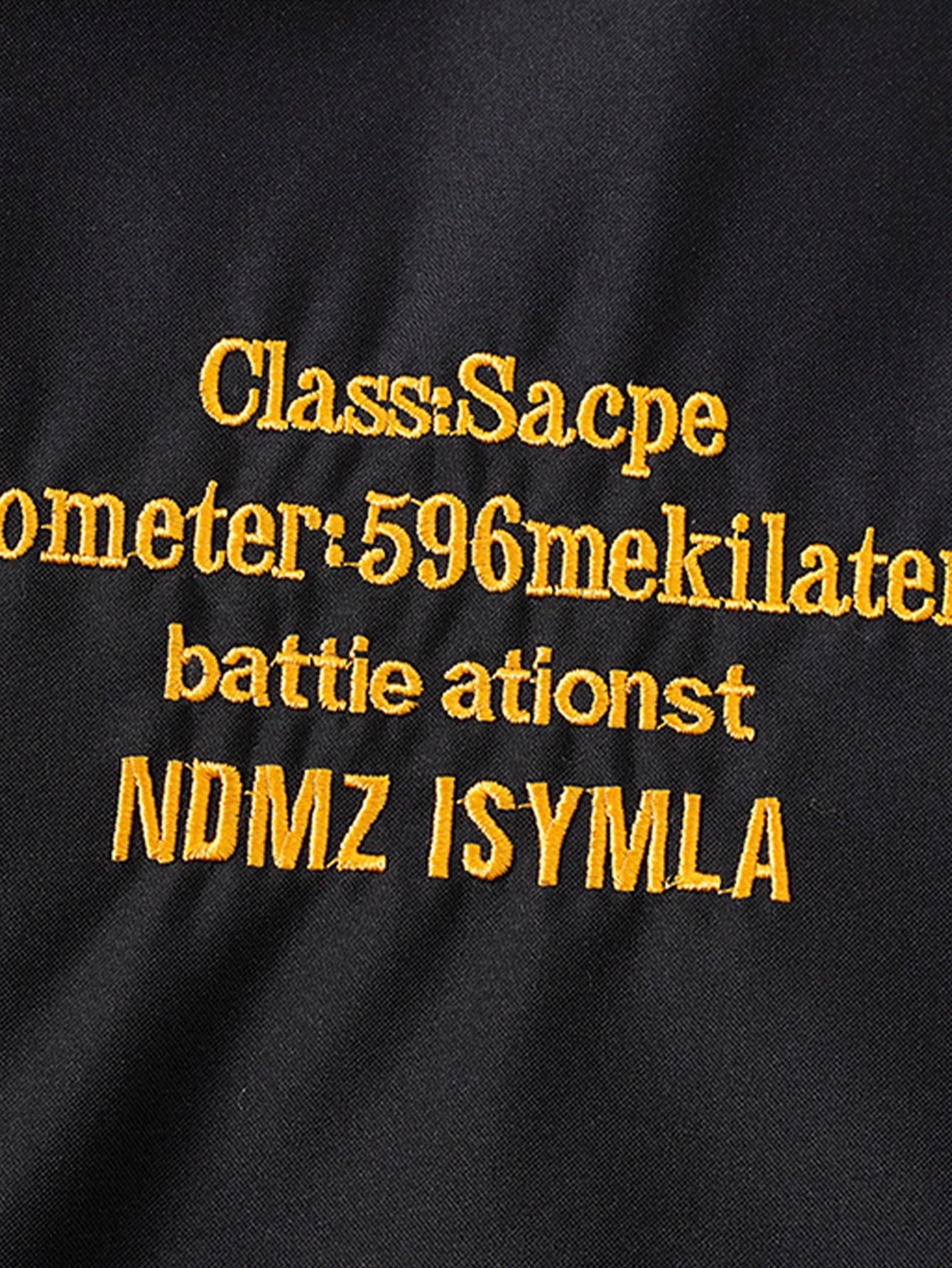 Relaxed Fit Contrast Embroidered Baseball Jacket | Last day 80% off!